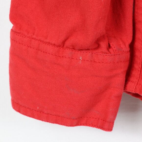 Teton x Grateful Dead Denim Button Up Workshirt Men's Size Small Red - Picture 3 of 7